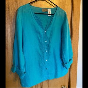 Liz Claiborne button up blouse